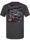 2026 Richmond Raceway Ghost Car T-Shirt in Black - Back View