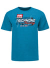 2023 Richmond Raceway Fall Event T-Shirt in Blue - Front View
