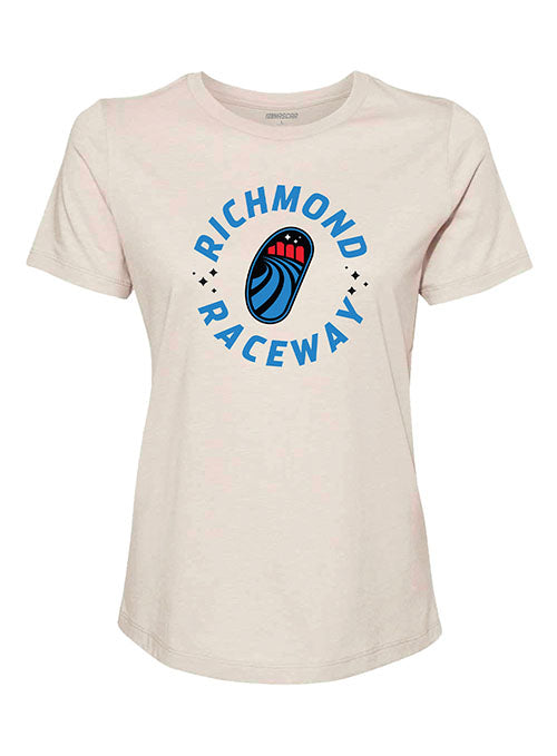 Ladies Richmond Collegiate T-Shirt in Tan - Front View