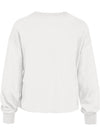 Ladies San Diego '47 Brand Parkway Crewneck Sweatshirt In White - Back View