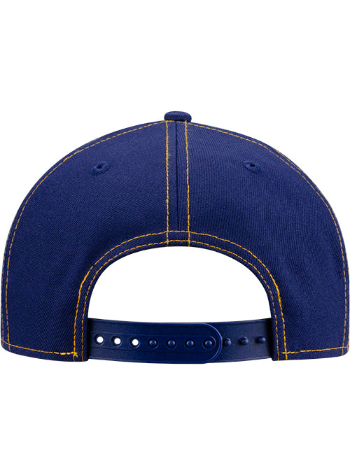 San Diego Weekend Regal Script Hat by New Era in Navy - back View