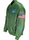 2026 San Diego Weekend Bomber Jacket in Green - Front Left View