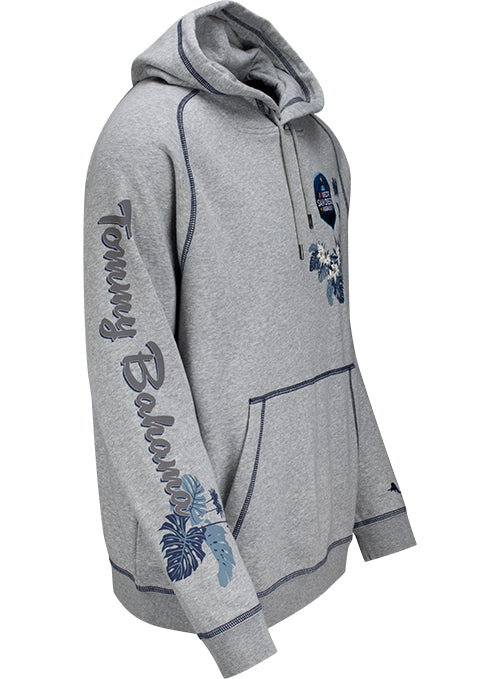 San Diego Weekend Tommy Bahama Surf & Score Hoodie in Grey - Front Right View