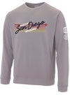 Men's San Diego Weekend Race the Base AHead Crewneck in Brown - Front View