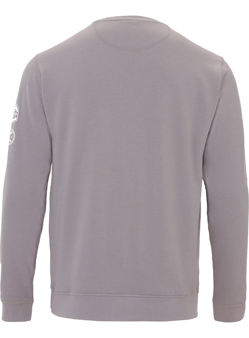 Men's San Diego Weekend Race the Base AHead Crewneck in Brown - Back View