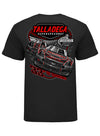 2024 Talladega Ghost Car T-Shirt in Black - Back View