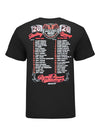 2026 Talladega Superspeedway Starting Lineup T-Shirt in Black - Back View
