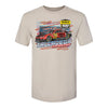 2026 Talladega Superspeedway Event T-shirt in Tan - Front View