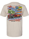 2026 Talladega Superspeedway Event T-shirt in Tan - Back View