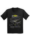 2025 Talladega YellaWood 500 Youth Ghost Car T-Shirt