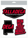 Talladega Superspeedway 3 Pack Decal