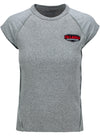 Ladies Flag & Anthem Talladega Peyton Seaming Cap Sleeve T-Shirt - Front View