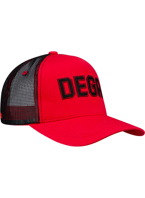 Talladega Applique "DEGA" Hat - Angled Right Side View