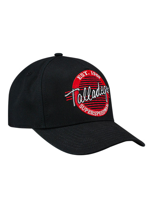 2026 Talladega SuperSpeedway Collegiate Hat in Black - Front Right View