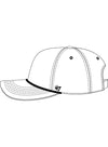 Talladega Superspeedway Hitch Rope Hat by '47 Brand In White - Left Side View Mockup