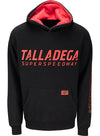 Talladega Superspeedway Embossed Hoodie in Black - Front View