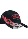 2026 Youth Talladega Superspeedway Flame Hat in Black - Front Right View