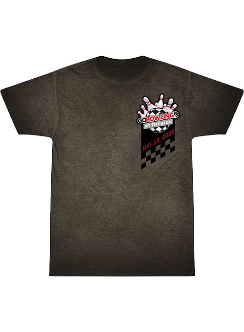 2026 Watkins Glen International Ghost Car T-Shirt In Brown - Front View