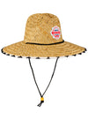 Chicago Straw Hat in Tan - Front View