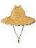 Chicago Straw Hat in Tan - Back View