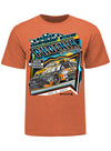 2022 NASCAR Cup Series Past Champions T-shirt in Heather Orange - Front View