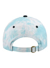 Ladies Phoenix Tie Dye Hat in Blue and White - Back View