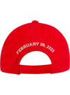2023 Youth Clash Cali Bear Hat in Red - Back View