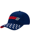 Martinsville Americana Hat in Blue - Left Side View