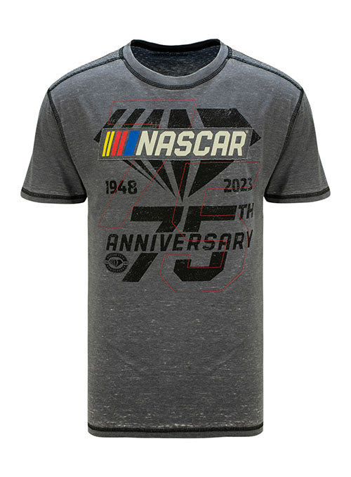 NASCAR 75th Anniversary Inspiration T-Shirt in Grey - Front View