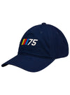 NASCAR 75th Anniversary Slouch Hat in Navy - Left Side View