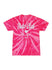 Youth Girls Auto Club Speedway Tie Dye T-Shirt in Pink - Front View