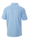 Daytona Columbia Men's Omni-WICK™ Club Invite Polo in Blue and White - Back View