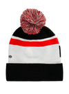 2023 Daytona International Speedway Knit Hat in Black, Red and White - Back View