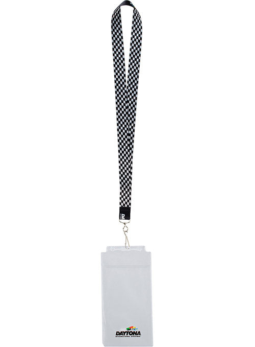 Daytona International Speedway Checkered Credential Holder