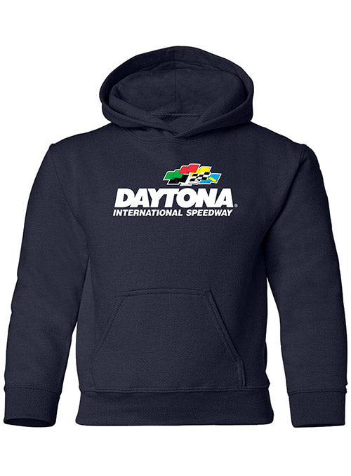 Youth Daytona International Speedway Hooded Sweatshirt - Front View
