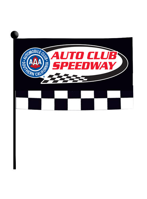 Auto Club Speedway Stick Flag