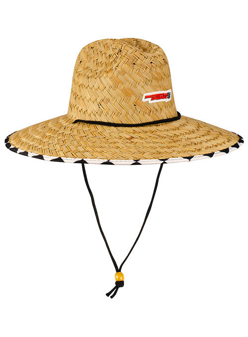 Martinsville Speedway Straw Hat in Tan- Front View