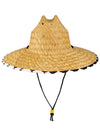 Martinsville Speedway Straw Hat in Tan- Back View