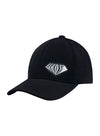 NASCAR 75th Anniversary Chrome Hat in Black - Left Side View