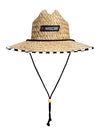 NASCAR Straw Hat in Tan - Front View