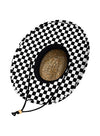 NASCAR Straw Hat in Tan - Under View