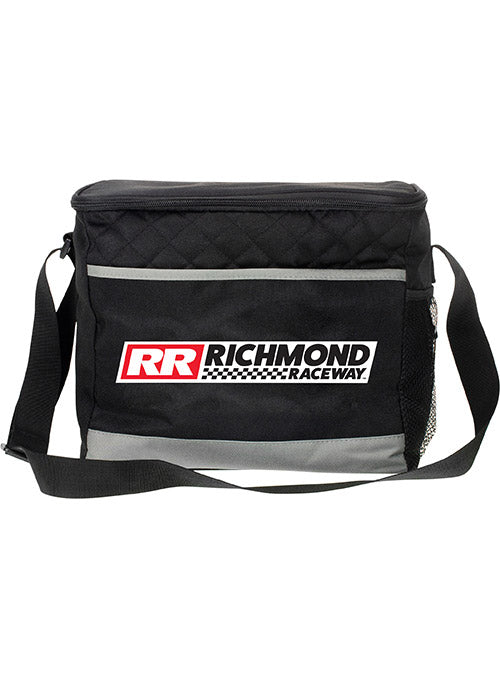 Richmond Raceway Cooler in Black and Red - Front View