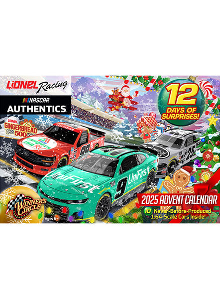 ナスカー 1/64 アドベントカレンダー 2025 1/64 ミニカー 12種入 2025 Racing Advent Calendar | Pit Shop Official Gear