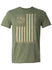 Iowa Speedway Americana T-Shirt in Green - Front View