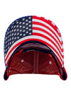 Chicago Street Race Americana Hat in Red and Blue - Underbill View