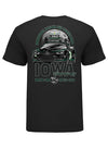 2024 Iowa Corn 350 Ghost Car T-Shirt in Black - Back View