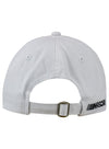 Ladies Iowa Slouch Hat in White - Back View