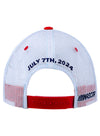 2024 Grant Park 165 Mesh Hat in Red and White - Back View