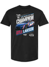 2025 Kyle Larson NASCAR Official Champion T-Shirt