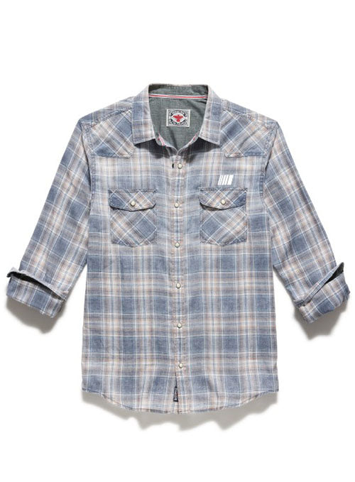 NASCAR Flag & Anthem Plaid Shirt - Front View